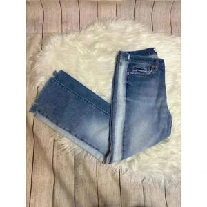 Loft Vintage Straight Jeans Light Wash Size 4 99% Cotton/1% Elastane